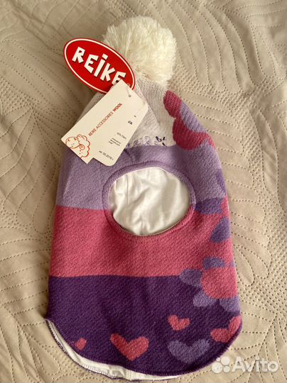 Шапка шлем для девочки новая Reike