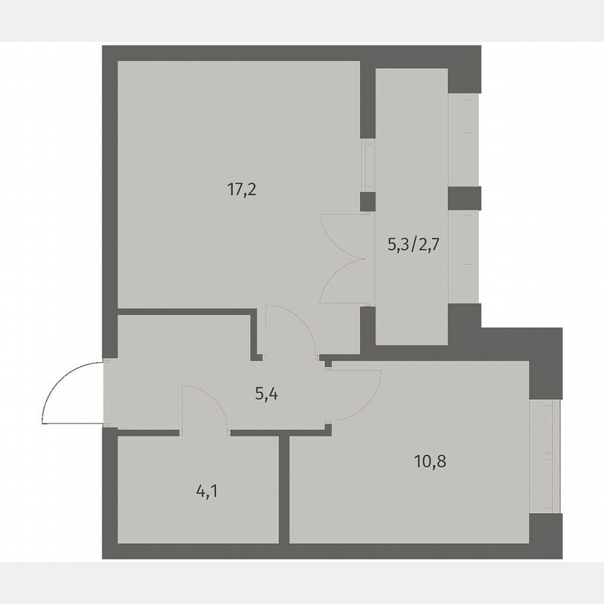 1-к. квартира, 40,2 м², 9/11 эт.