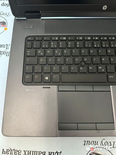 HP zbook 17 GEN 2, рабочая станция core I7