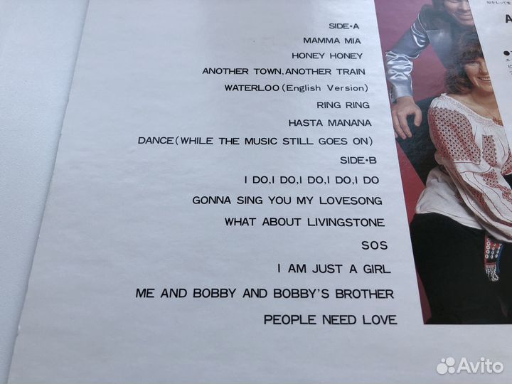 LP All About abba (1976) винил Japan оригинал