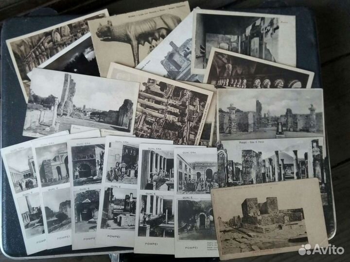Почтовая карточка Италия /Рим,Помпеи/XX век 18шт