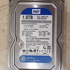 Western digital WD blue 1 тб wd10ezex