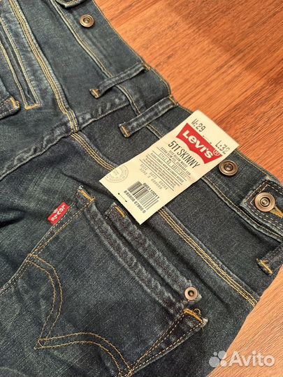 Джинсы Levis 511 Skinny оригинал