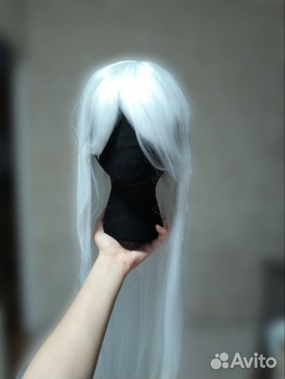 Парик белый
