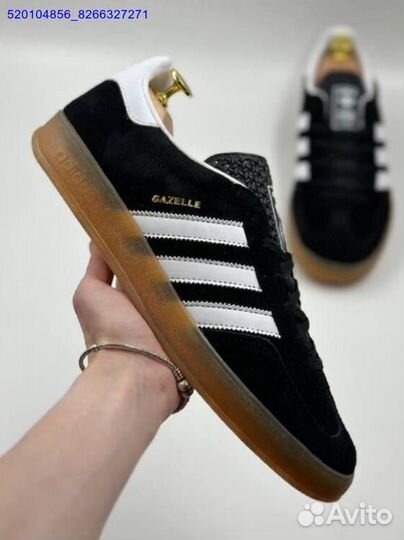 Кроссовки Adidas Gazelle Black (Арт.94480)