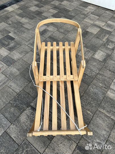 Санки деревянные