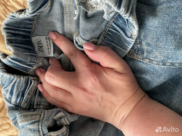 Джинсы подростковые zara 164