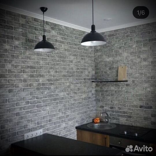 Декоративный кирпич, гипсовые 3D панели