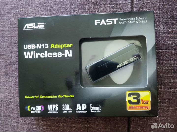 USB wifi адаптер asus N13