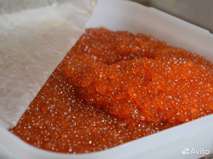 Красная икра кеты