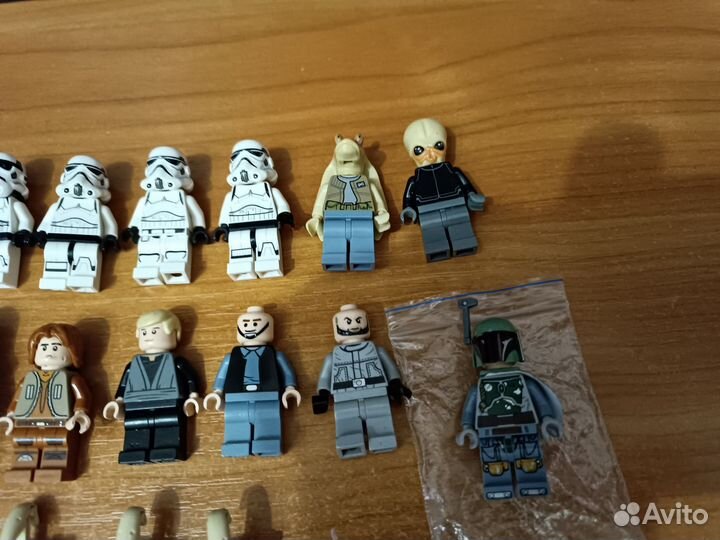 Lego минифигурки оригинал звёздные войны