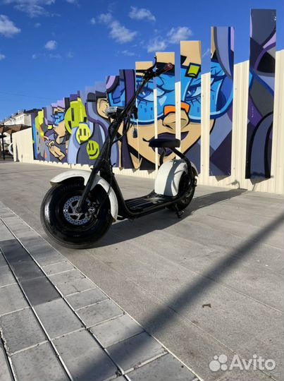 Электробайк citycoco 1200W новый акб