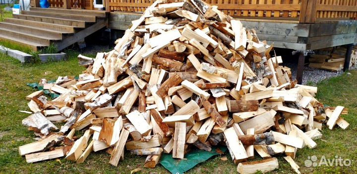 Дрова Березовые от производителя навалом в Выборге