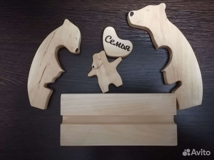 Пазл семья (Медведи)