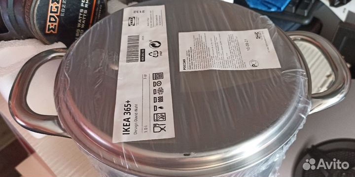 Икеа/365+ Кастрюля с крышкой 3л новая