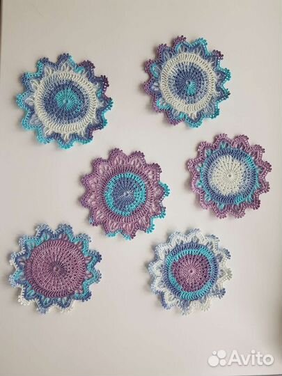 Салфетки подставки под горячее или цветы