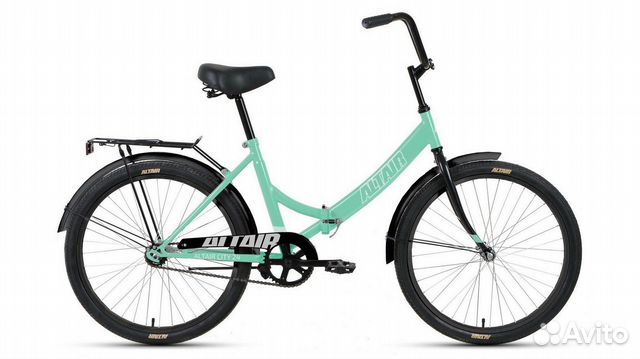Велосипед складной Салют (City 24) ментоловый