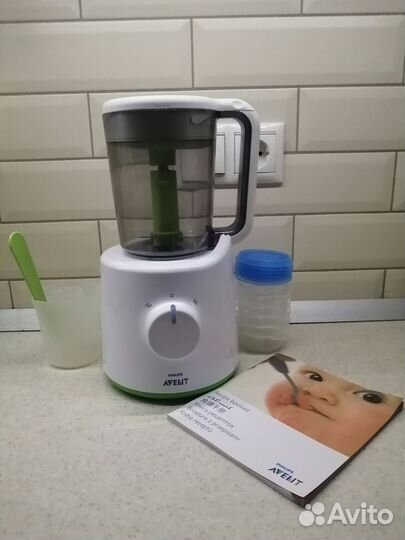 Пароварка блендер philips avent 2 в 1