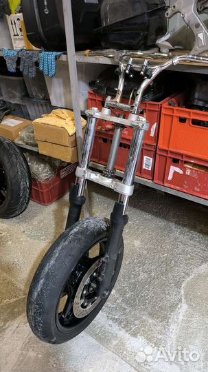 Yamaha tmax 500 530 передняя вилка в сборе
