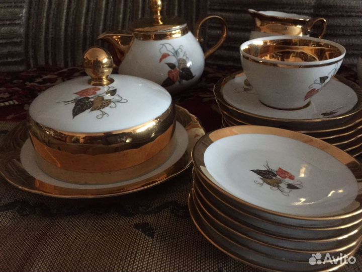 Чайный сервиз kahla гдр. Редкий