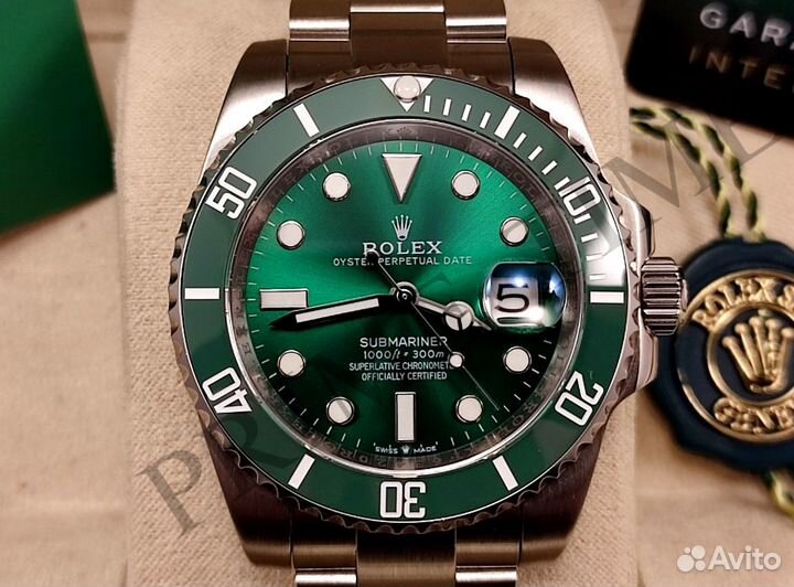 Мужские наручные часы Rolex Submariner Hulk