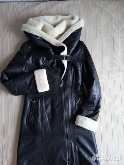 Пальто-дубленка натуральная 42-44