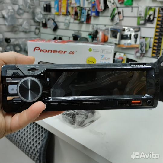 Автомагнитола pioneer.GB MVH-XY235. 24 вольта