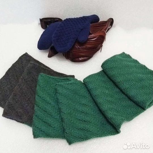 Шарф мужской полушерстяной