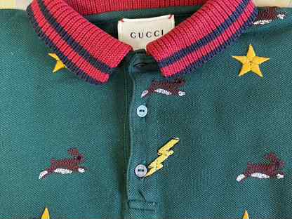 Кофта поло Gucci на 3 года с вышивкой, Москва