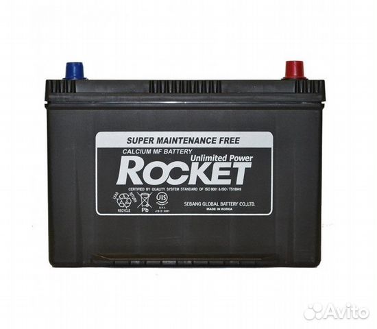 Rocket SMF NX120-7L 90Ah обратная полярность