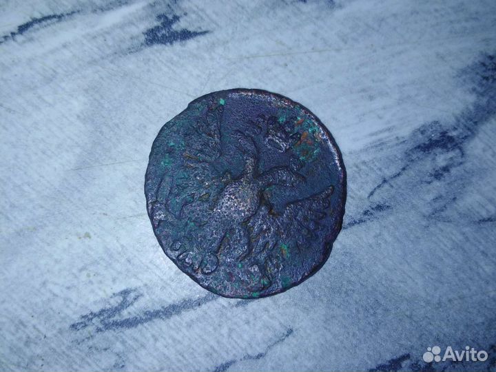 Монета деньга 1748г