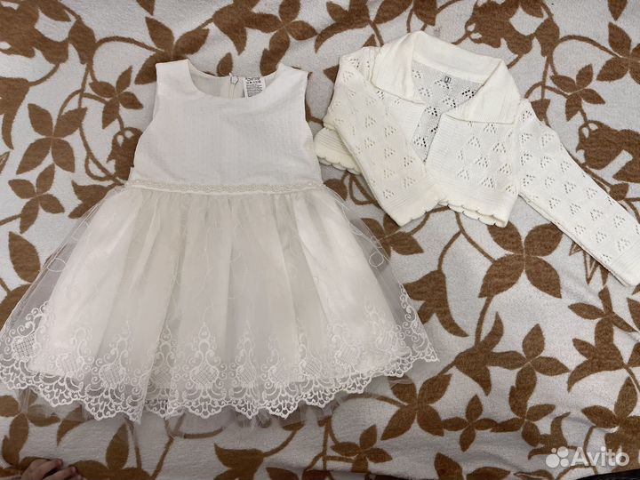 Платье для девочки 80-86