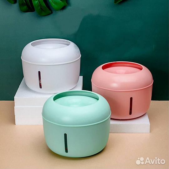 Фонтан-поилка для животных (2,5 л. с фильтром)