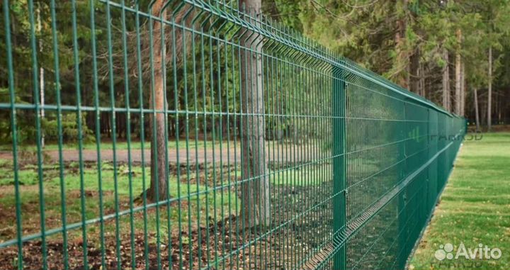 Забор из 3D сетки под ключ качественно