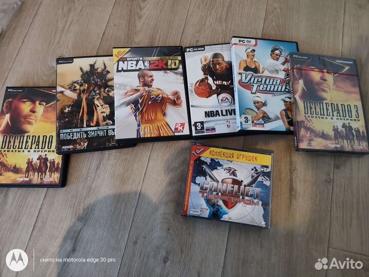Nba 06;2k10, The Show, Virtua tenis,десперадо3 dvd