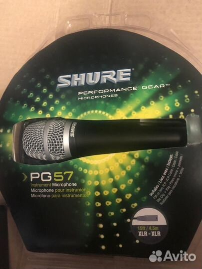 Микрофон Shure pg 57