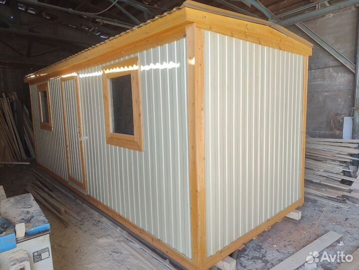 Бытовка вагончик с надежной крышей, всегда в наличии