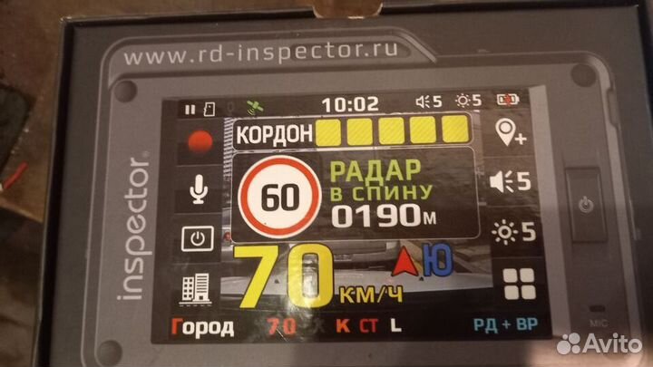 Видеорегистратор с радаром Inspector Scat S