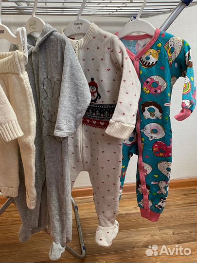 Вещи пакетом на девочку 74 80