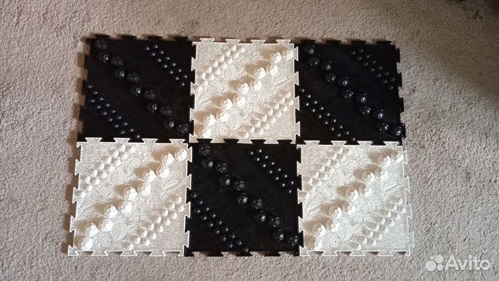 6 пазлов ортопедического коврика Ортодон