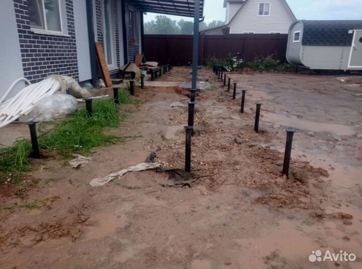 Винтовые сваи под ключ