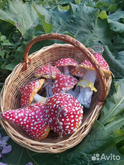 Елочная игрушка. Мухомор