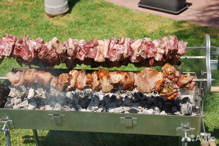 Мангал автоматический угольный