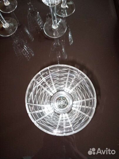 Хрустальные фужеры высокие СССР
