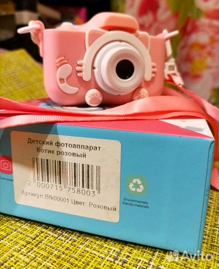 Фотоаппарат детский котик