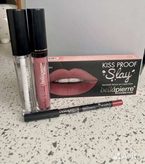 Блеск (помада) для губ Kiss Proof Bellapierre