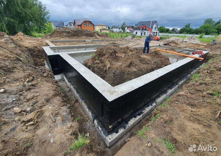 Заливка фундамента под ключ