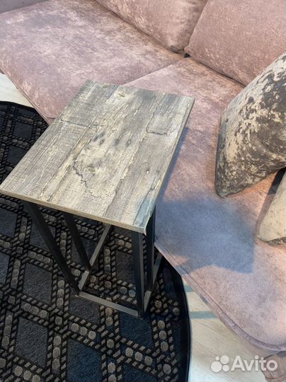 Прикроватный столик лофт, придвижной, новый