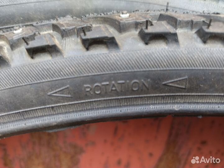 Зимние покрышки на циклокроссовый велосипед 2шт