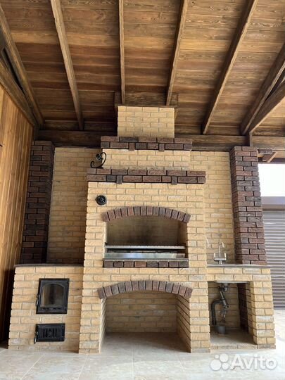 Мангалы, печи, камины, барбекю из кирпича